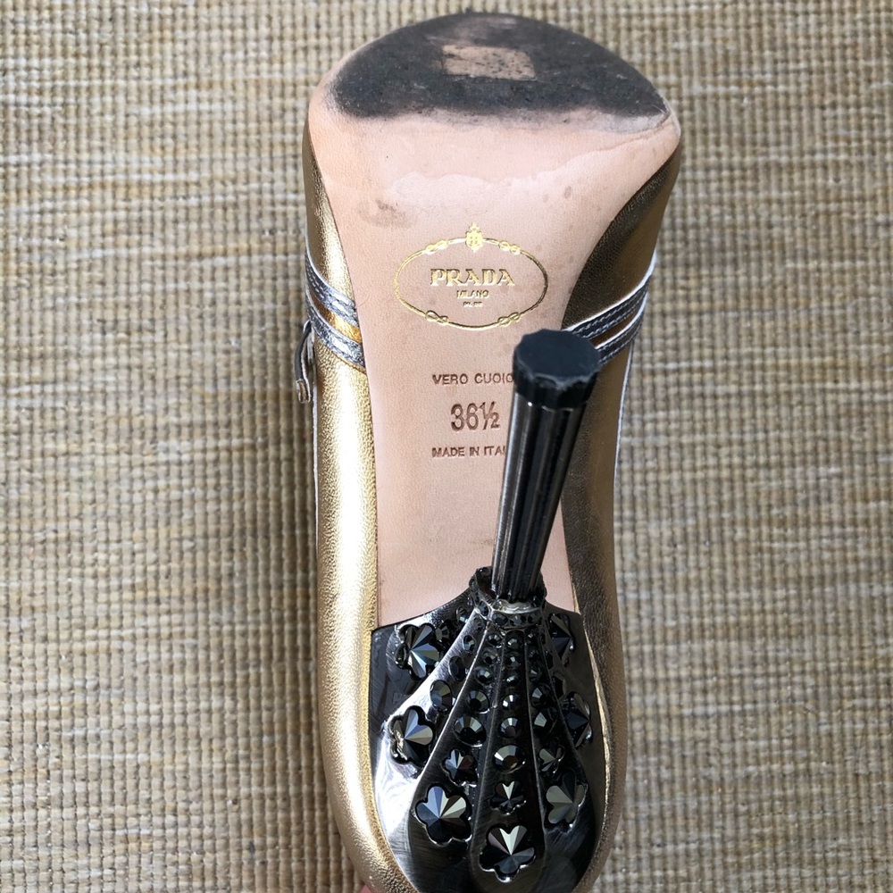 Prada vintage crystal heels size 6 - Picture 8 of 13